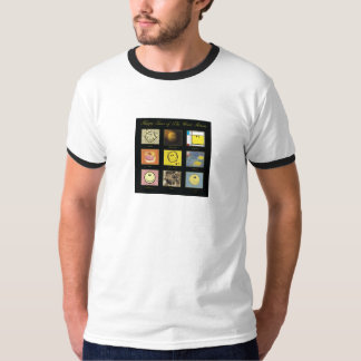 Underbara konstnärer lycklig ansikte skjorta t shirt