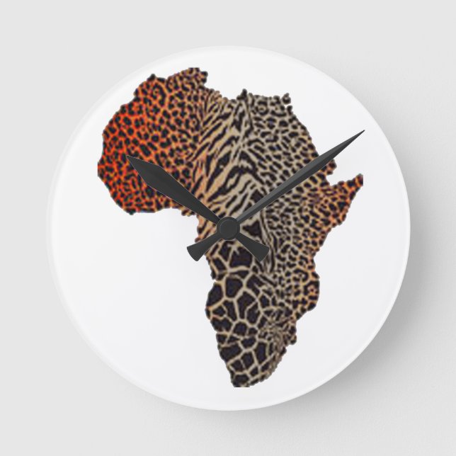 UNDERBARA KONTINENT RUND KLOCKA (Framsida)