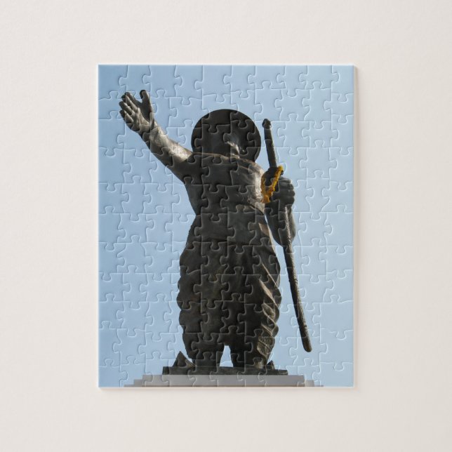 Underbara Kung Anouvong ... Vientiane, Laos Pussel (Vertikal)