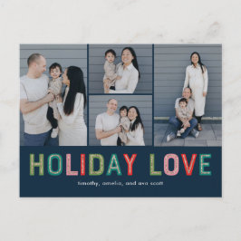 Underbara Linjer REDIGERBAR FÄRG Julkort Postkort Helg Vykort