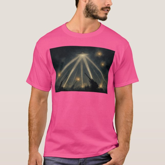 Underbara Luft Raid UFO 1942 T Shirt (Framsida)