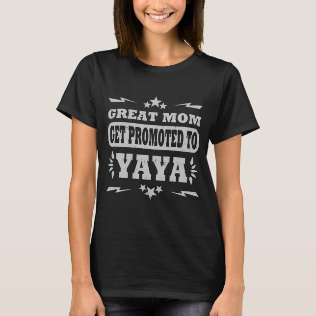 UNDERBARA MAMMA HÄMTAS TILL YAYA T-SHIRT (Framsida)