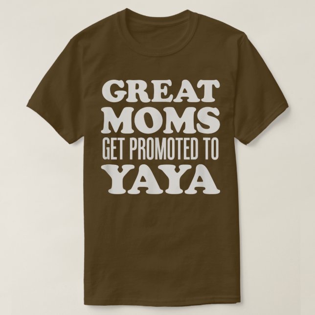 Underbara Mammor befordras till YaYa Grekiska farm T Shirt (Design framsida)