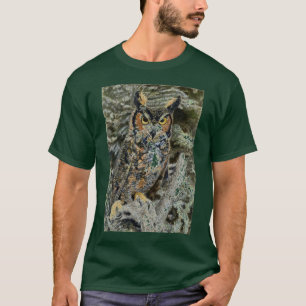 Underbara manar för Horned uggla Tshirt Tröja