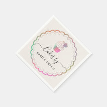 underbara manusservetter för bakverk