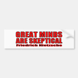 Underbara Minds är Skeptical Bildekal