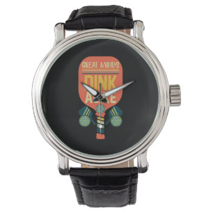 Underbara minds Dink Alike Funny Pickleball Armbandsur
