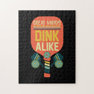 Underbara minds Dink Alike Funny Pickleball Pussel