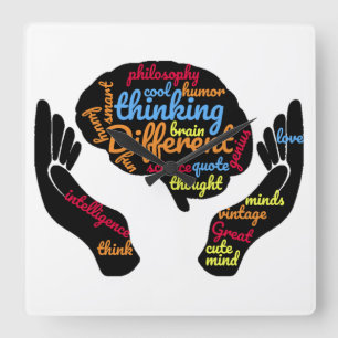 Underbara minnen Tänka Olika väggklocka