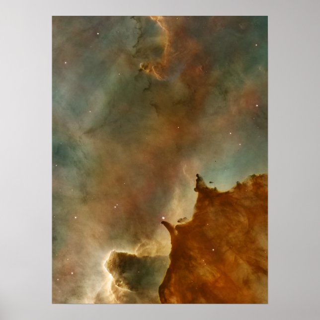 Underbara moln av den Corina nebulaen Poster (Framsidan)
