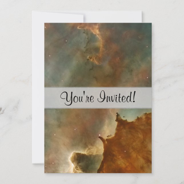 Underbara moln i Corina Nebula Inbjudningar (Framsida)