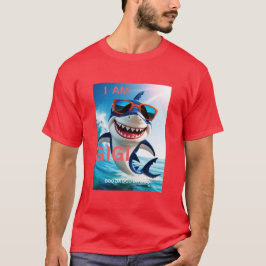 underbara mormor är underbara hajangrepp gigi t shirt