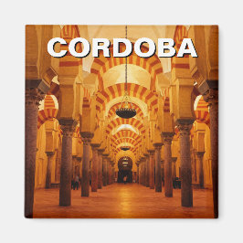 Underbara moskén i Cordoba Spanien Magnet