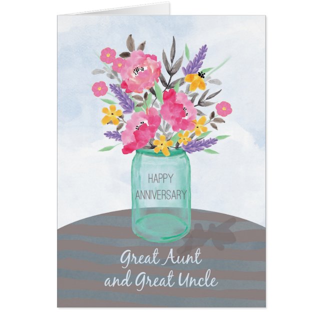 Underbara Moster och Underbara årsdagen för årsdag Hälsningskort (Framsidan)