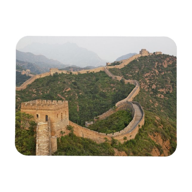 Underbara muren av China i Jinshanling, China, Asi Magnet (Horisontell)