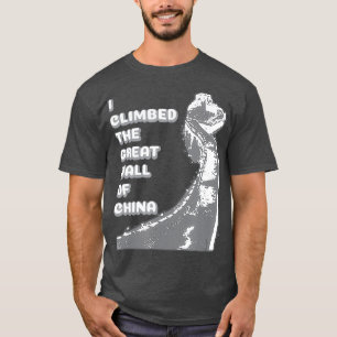 Underbara muren av China Peking Souvenir T Shirt