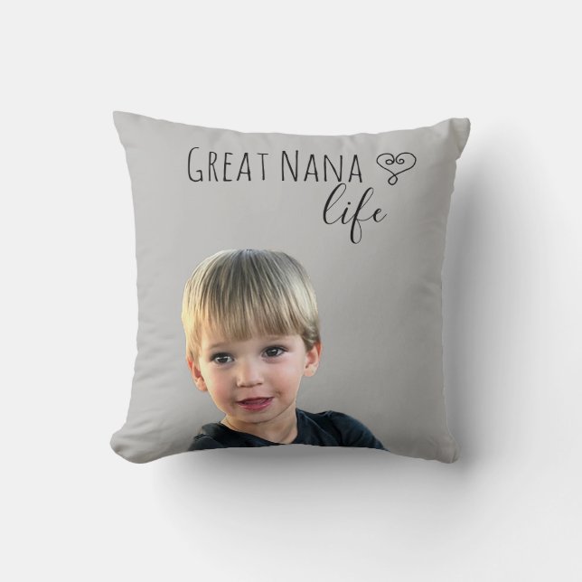 Underbara Nana Liv Fotomal Gavel till farmor/mormo Kudde (Framsida)