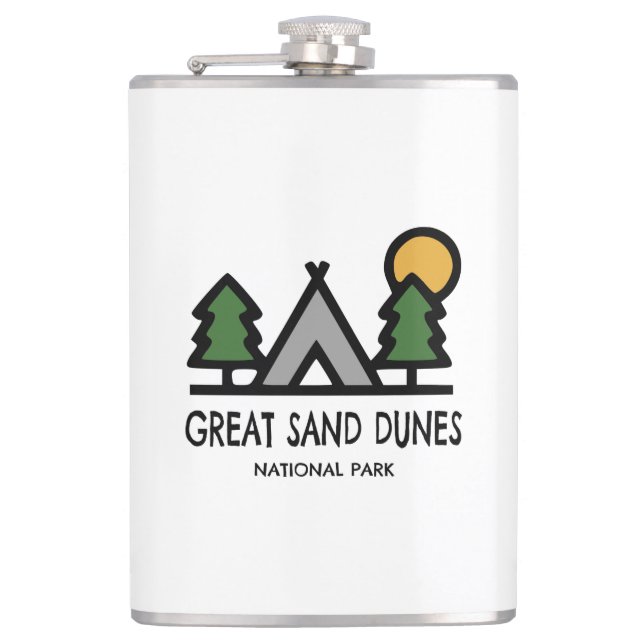 Underbara nationalparken Sand Dunes Fickplunta (Framsidan)