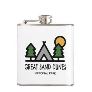 Underbara nationalparken Sand Dunes Fickplunta
