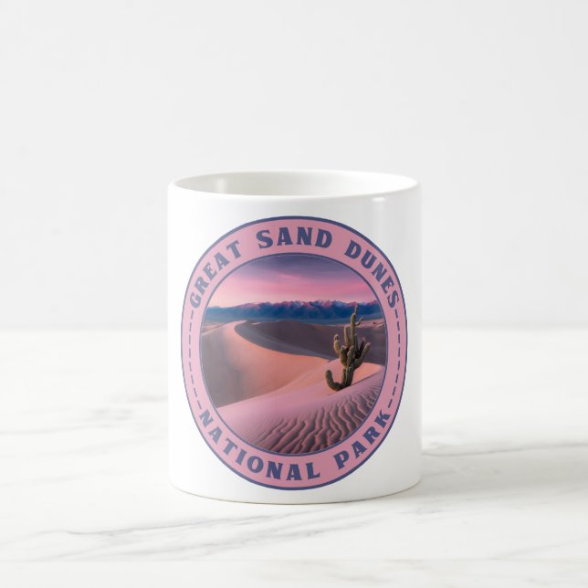 Underbara nationalparken Sand Dunes Kaffemugg (Center)