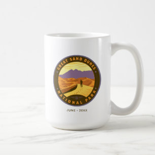 Underbara nationalparken Sand Dunes Kaffemugg