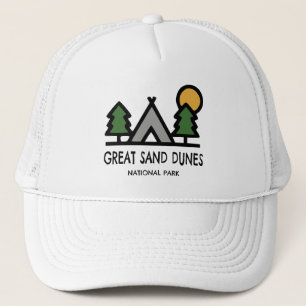 Underbara nationalparken Sand Dunes Keps
