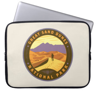 Underbara nationalparken Sand Dunes Laptop Fodral