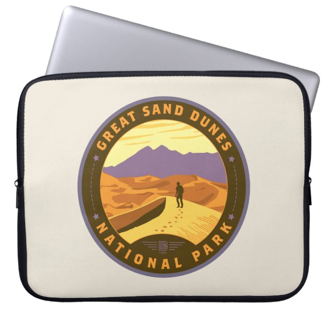 Underbara nationalparken Sand Dunes Laptop Fodral (Framsidan)