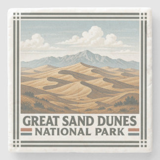 Underbara nationalparken Sand Dunes Stenunderlägg