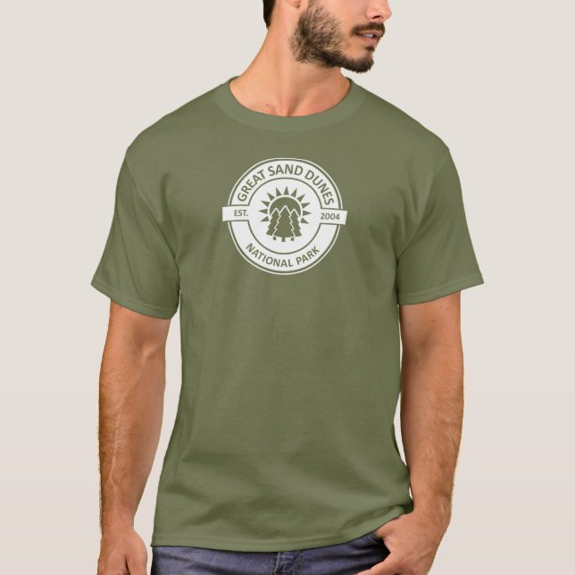Underbara nationalparken Sand Dunes T Shirt (Framsida)