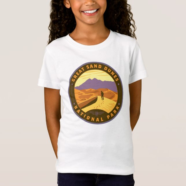 Underbara nationalparken Sand Dunes T Shirt (Framsida)