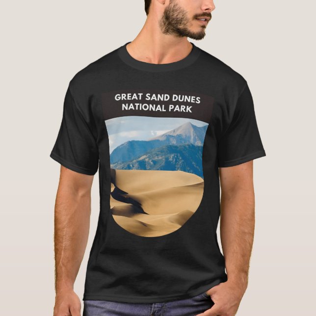 Underbara nationalparken Sand Dunes T Shirt (Framsida)