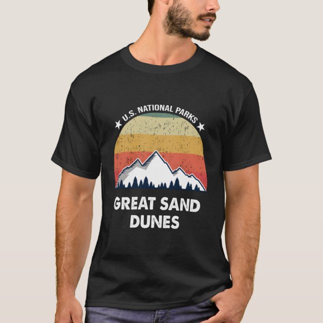 Underbara nationalparken Sand Dunes T Shirt (Framsida)