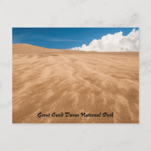 Underbara nationalparken Sand Dunes Vykort