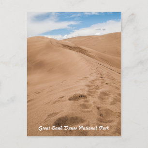Underbara nationalparken Sand Dunes Vykort