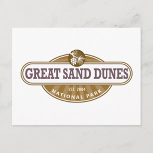 Underbara nationalparken Sand Dunes Vykort