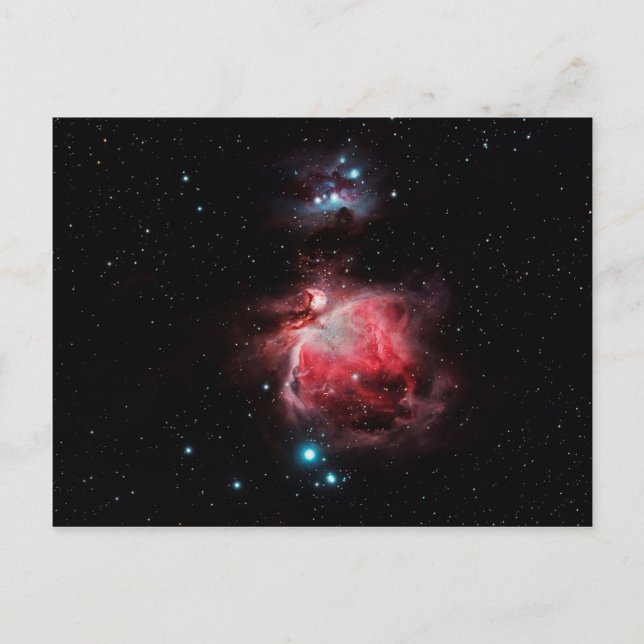 Underbara Nebula i Orion Vykort (Framsida)