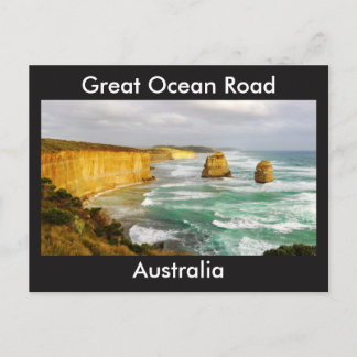 Underbara Ocean Road Australia vycard Vykort