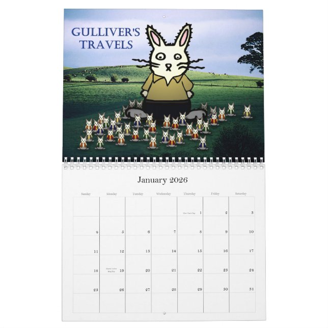 Underbara ögonblick i kalender för kaninlitteratur (Jan 2026)