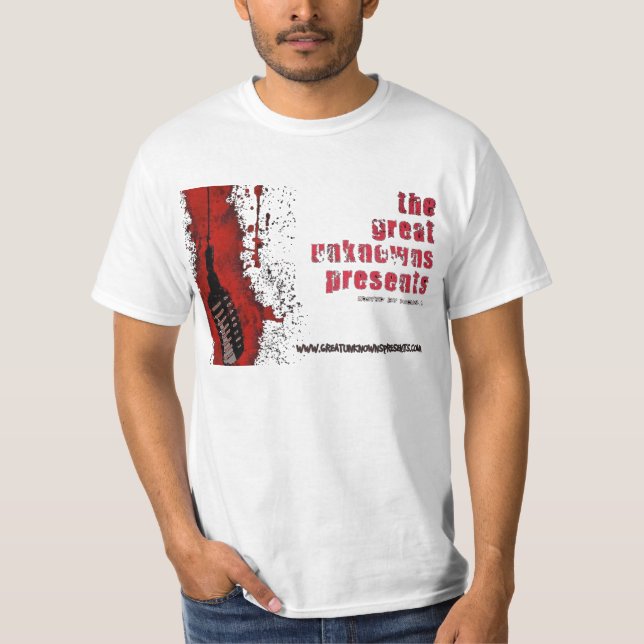 Underbara okändor inverterade vit tee shirt (Framsida)