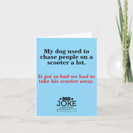 Underbara Pappa Joke Helgkort