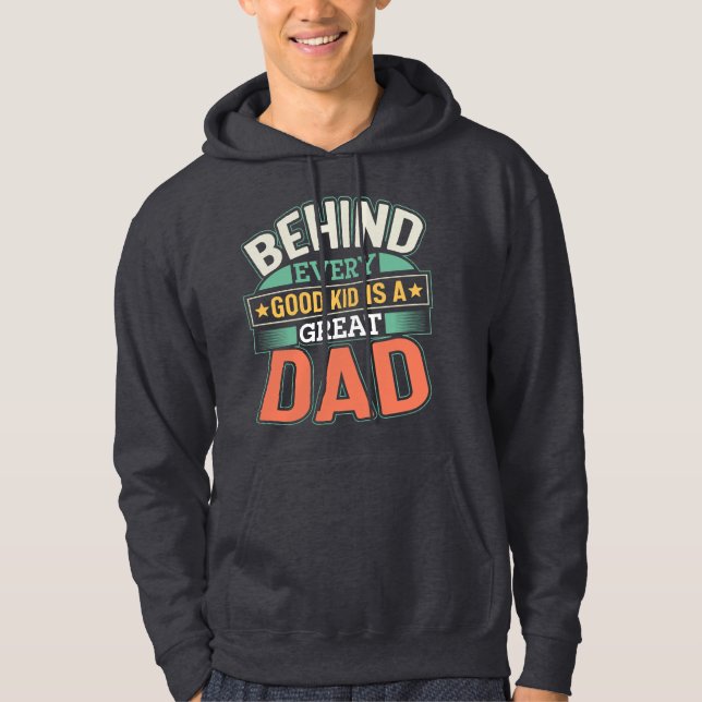 Underbara Pappa - Uppfödning av Fantastisk Hoodie (Framsida)