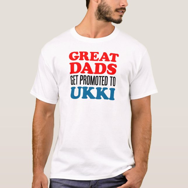 Underbara Pappor främjade Ukki T-shirt (Framsida)