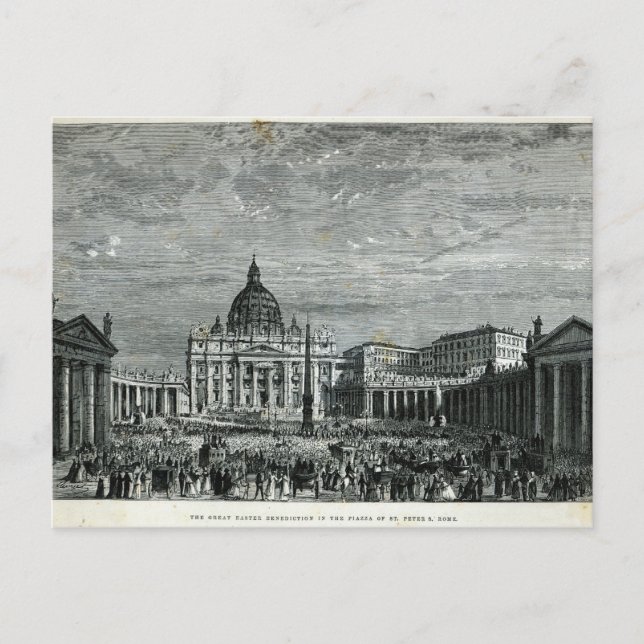 Underbara Påsk-förmånen Helg Vykort (Framsida)