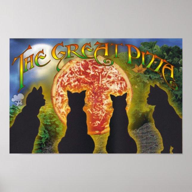 Underbara Pizza Poster (Framsidan)