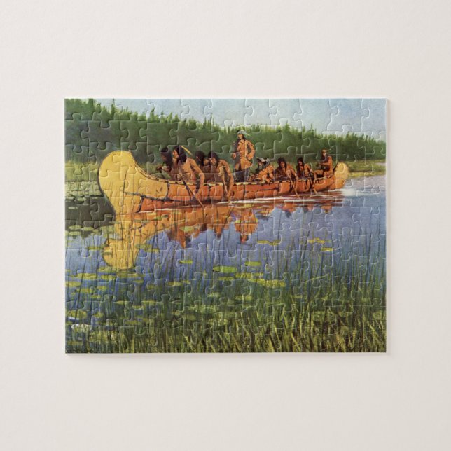 Underbara prospekterare efter Remington, Vintage P Pussel (Horisontell)