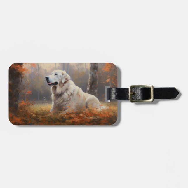 Underbara Pyrenéer i Höst löv Fall Inspire Bagagebricka (Horisontell Framsida)