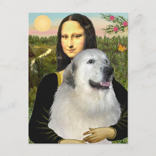 Underbara Pyrenéerna 9 - Mona Lisa Vykort (Framsida)