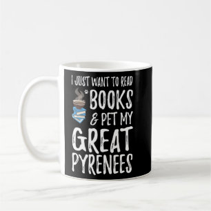 Underbara Pyrenéerna Avid Bok Reader Bok Rolig hun Kaffemugg