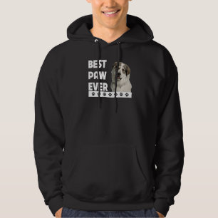 Underbara Pyrenéerna Fars dag Bästa Tass någonsin Hoodie
